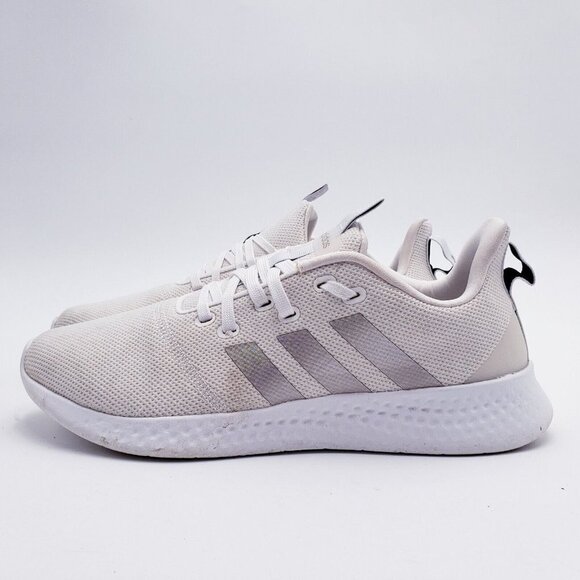 adidas Puremotion Running Shoe Sneaker White‎ Champagne Metalli 2021 Women's 10 - Picture 4 of 11